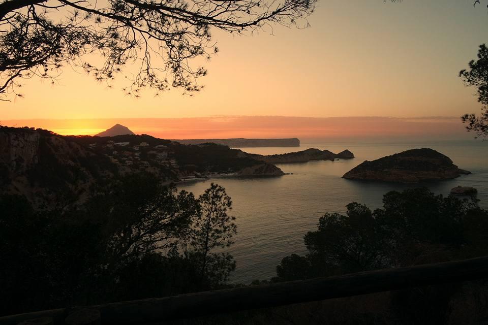 Bucht an der Costa Blanca in der Nähe der Villa Javea